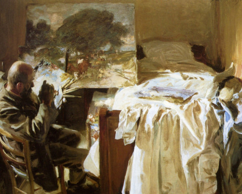 1903 John Sargent Autoportrait de l'artiste dans son atelier American painting P