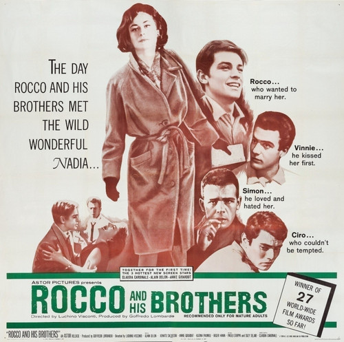 Rocco and his Brothers Remastered Poster Canvas Movie Film Print A0 A1 A2 A3