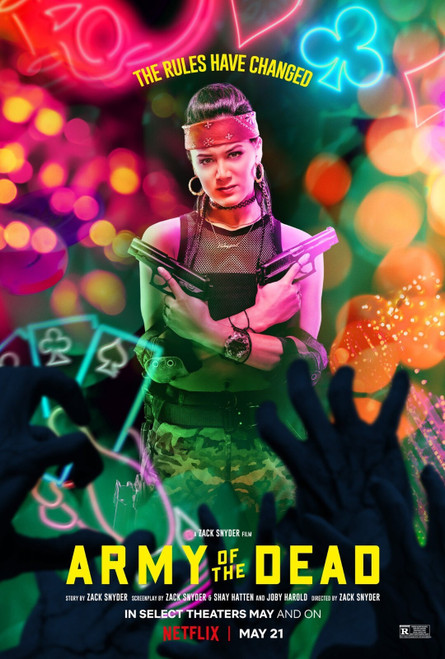 Army of the Dead (2021)_12 Movie Film Poster Canvas iconic design