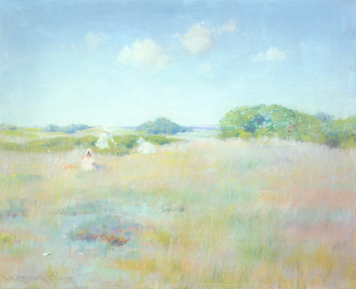 William Merritt Chase - A Summer Day-1895 Poster Canvas Movie Film Print A0 A1 A
