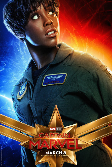 Captain Marvel 12 Poster Canvas Movie Film Print A0 A1 A2 A3 A4 A5 A6 Art Wall D
