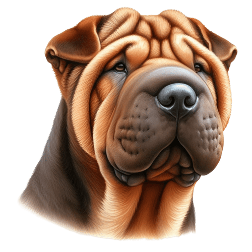 141 Chinese Shar-Pei Poster Canvas Movie Film Print A0 A1 A2 A3 A4 A5 A6 Art Wal