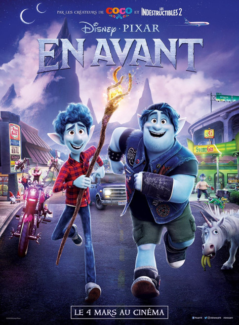 Onward (2020)_13 Poster Canvas Movie Film Print A0 A1 A2 A3 A4 A5 A6 Art Wall De