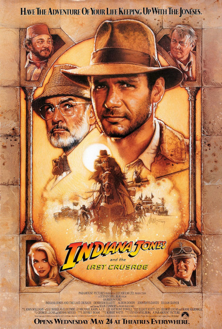 Indiana Jones and the La- Poster (A0-A4) Film Movie Picture Art Wall Decor Actor