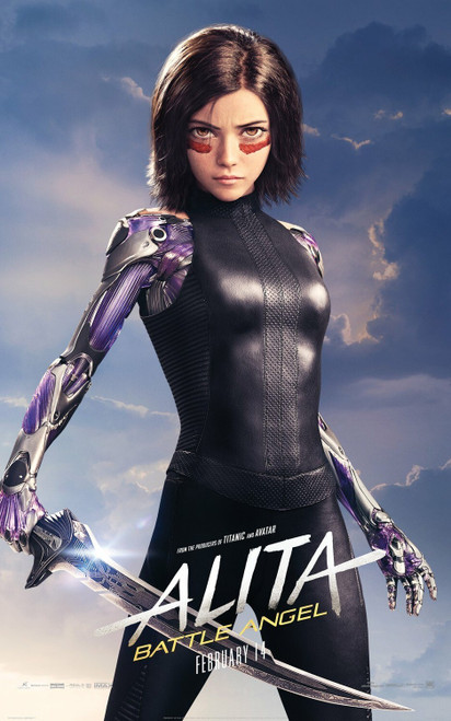 Alita_ Battle Angel (2019)_5 Movie Film Poster Canvas iconic design