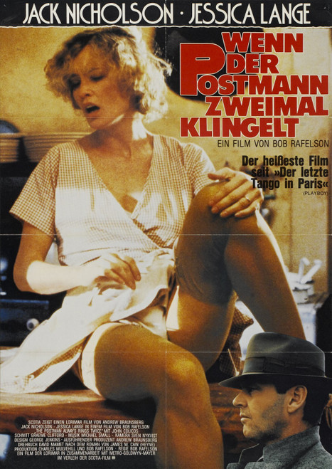 The Postman Always Rings Twice (1981)_4 Poster Canvas Movie Film Print A0 A1 A2