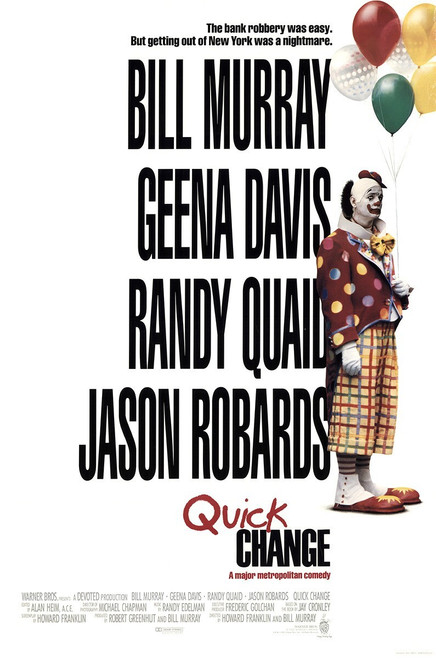 Quick Change (1990)_0 Poster Canvas Movie Film Print A0 A1 A2 A3 A4 A5 A6 Art Wa
