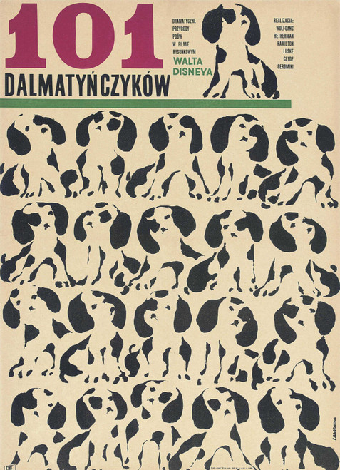 101 Dalmatians (13) Poster Canvas Movie Film Print A0 A1 A2 A3 A4 A5 A6 Art Wall