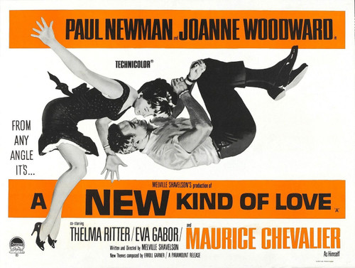 A New Kind of Love (1963)_2 Movie Film Poster Canvas iconic design