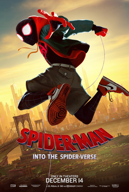 Spider-Man_ Into the Spider-Verse (2018)_5 Poster Canvas Movie Film Print A0 A1
