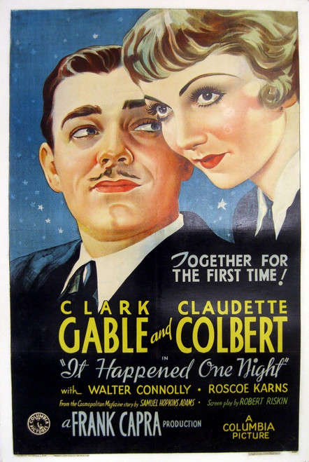 IT HAPPENED ONE NIGHT (1934) 4 Poster Canvas Movie Film Print A0 A1 A2 A3 A4 A5