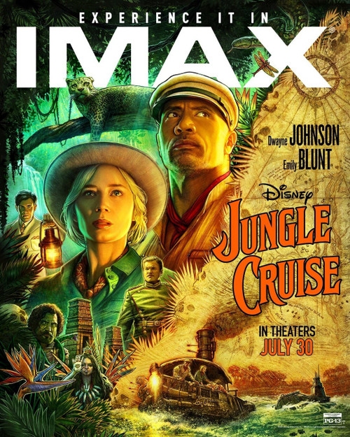 Jungle Cruise 18 Poster Canvas Movie Film Print A0 A1 A2 A3 A4 A5 A6 Art Wall De