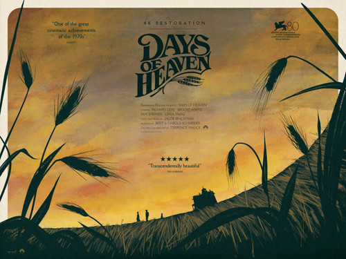 Days of Heaven (1978)_4 Movie Film Poster Canvas iconic design