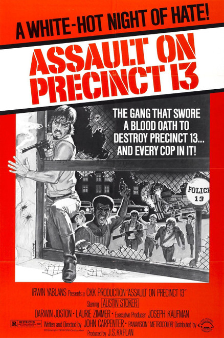 Assault on Precinct 13 (1976)_1 Movie Film Poster Canvas iconic design