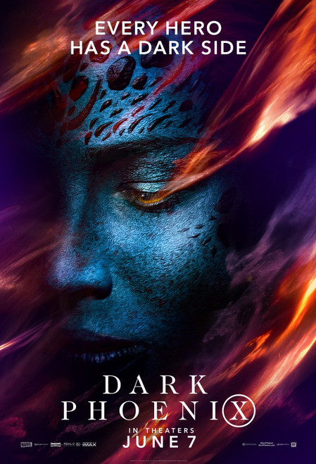 Dark Phoenix (2019)_8 Movie Film Poster Canvas iconic design
