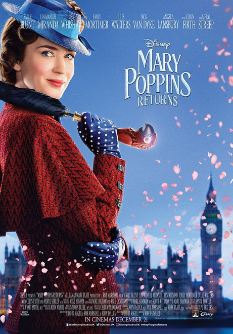 Mary Poppins Returns (2018)_4 Poster Canvas Movie Film Print A0 A1 A2 A3 A4 A5 A