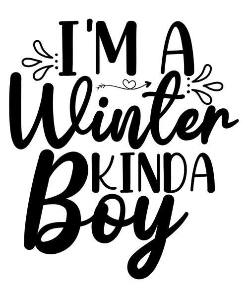 I'm A Winter Kinda Boy-01 Poster Canvas Movie Film Print A0 A1 A2 A3 A4 A5 A6 Ar