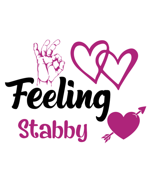 Feeling Stabby-01 (4) Poster Canvas Movie Film Print A0 A1 A2 A3 A4 A5 A6 Art Wa