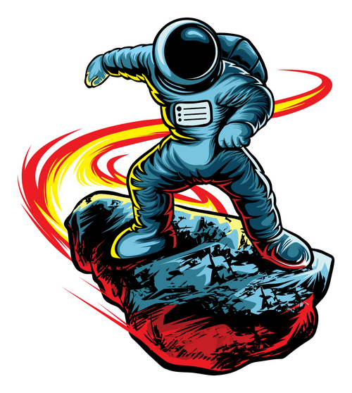 114. Astrometeor Sticker Fun Gift Poster Canvas Print A0 A1 A2 A3 A4 A5 A6 Art W