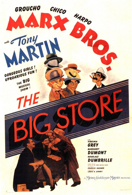 The Big Store (1941)_0 Poster Canvas Movie Film Print A0 A1 A2 A3 A4 A5 A6 Art W