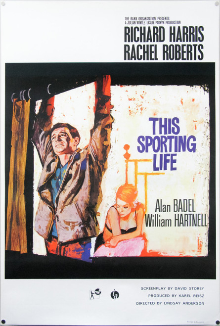 This Sporting Life Poster Canvas Movie Film Print A0 A1 A2 A3 A4 A5 A6 Art Wall