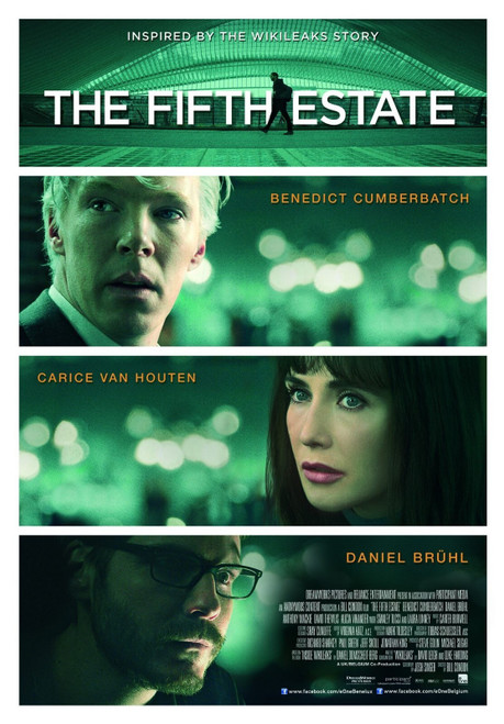 The Fifth Estate (2013)_6 Poster Canvas Movie Film Print A0 A1 A2 A3 A4 A5 A6 Ar