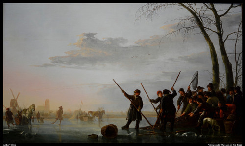 aelbert-cuyp---fishing-under-the-ice-on-the-maas--jpb_26408792263_o(1) Poster Ca