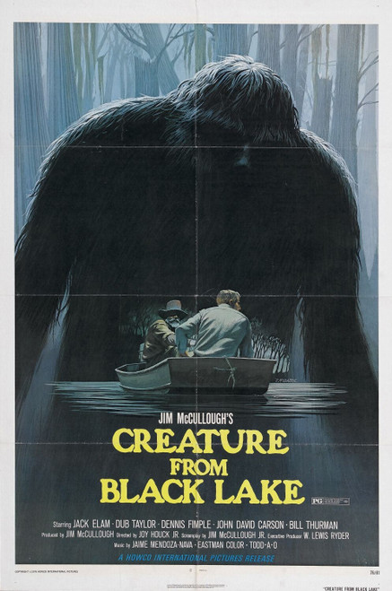 Creature from Black Lake (1976)_0 Movie Film Poster Canvas iconic design