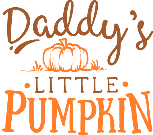 Daddys little pumpkin Custom Made Poster Canvas Print A0 A1 A2 A3 A4 A5 A6 Art W
