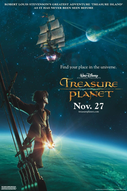 Treasure Planet (2002)_2 Poster Canvas Movie Film Print A0 A1 A2 A3 A4 A5 A6 Art