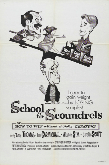 School for Scoundrels (1960)_0 Poster Canvas Movie Film Print A0 A1 A2 A3 A4 A5