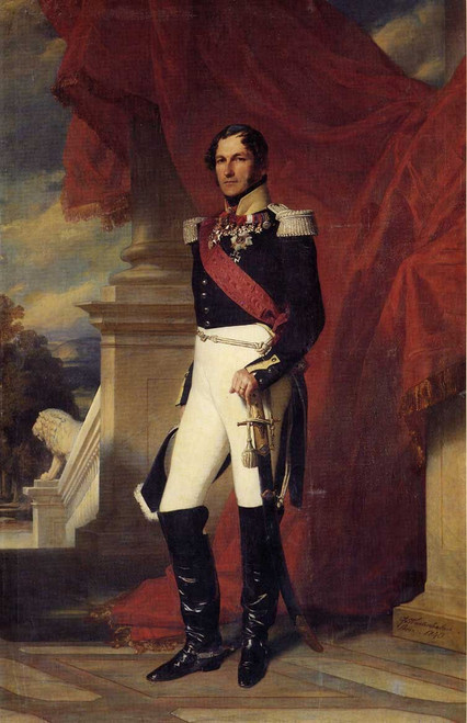 Winterhalter_Franz_Xavier_Leopold_I_King_of_the_Belgians_184 Poster Canvas Movie