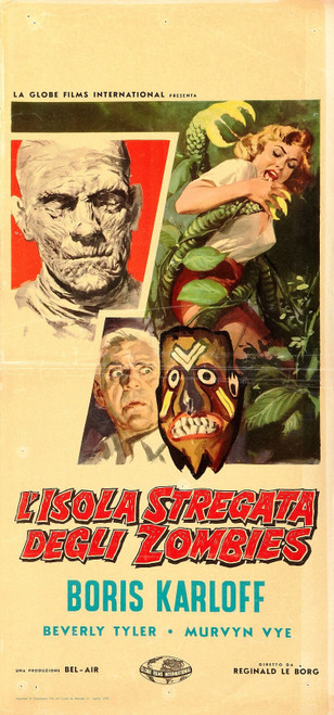 Voodoo Island 05 Poster Canvas Movie Film Print A0 A1 A2 A3 A4 A5 A6 Art Wall De