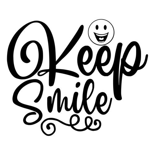 Keep Smile-01 (3) Poster Canvas Movie Film Print A0 A1 A2 A3 A4 A5 A6 Art Wall D