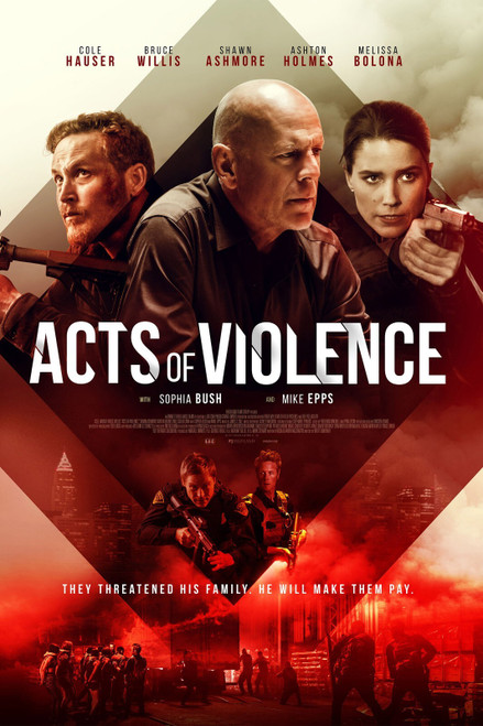 Acts of Violence (2018)_2 Movie Film Poster Canvas iconic design