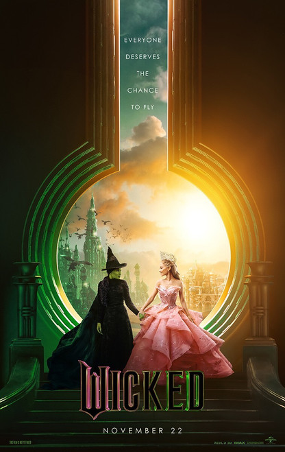 Wicked (2024)_3 Poster Canvas Movie Film Print A0 A1 A2 A3 A4 A5 A6 Art Wall Dec
