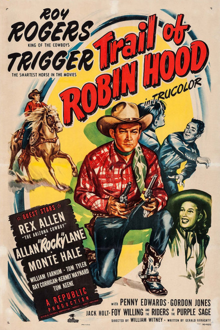Trail of Robin Hood (1950)_0 Poster Canvas Movie Film Print A0 A1 A2 A3 A4 A5 A6
