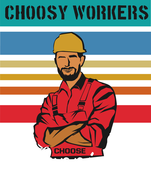Choosy Workers Choose Happiness Poster Canvas Movie Film Print A0 A1 A2 A3 A4 A5