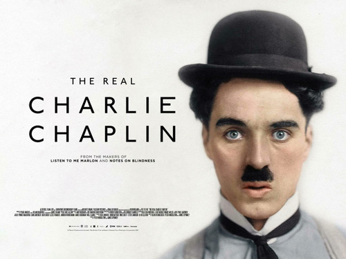 The Real Charlie Chaplin (2021)_0 Poster Canvas Movie Film Print A0 A1 A2 A3 A4
