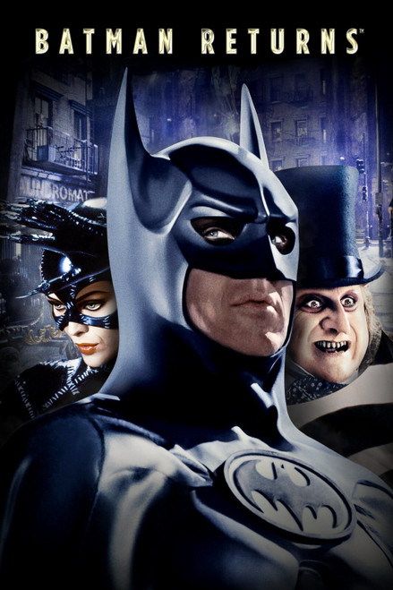 Batman Returns 1 Poster Canvas Movie Film Print A0 A1 A2 A3 A4 A5 A6 Art Wall D