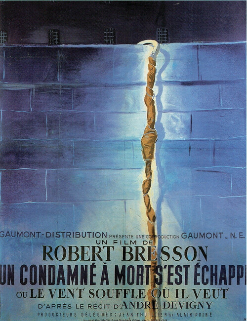 A Men Escaped- French- Poster (A0-A4) Film Movie Picture Art Wall Decor Actor