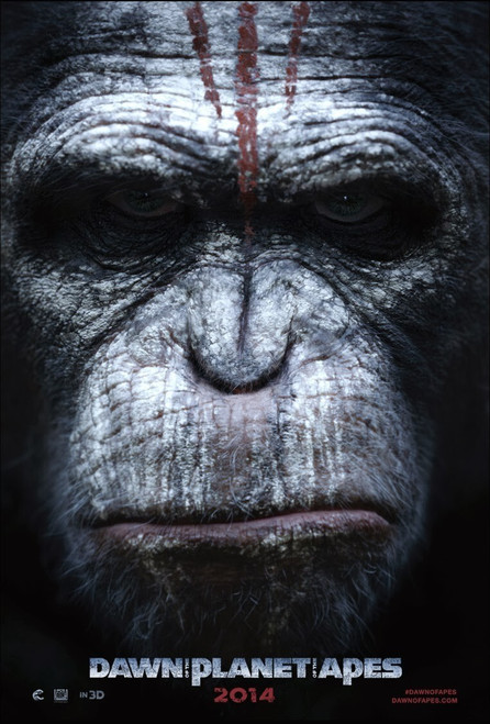 Dawn of the Planet of the Apes (2014)_4 Movie Film Poster Canvas iconic design