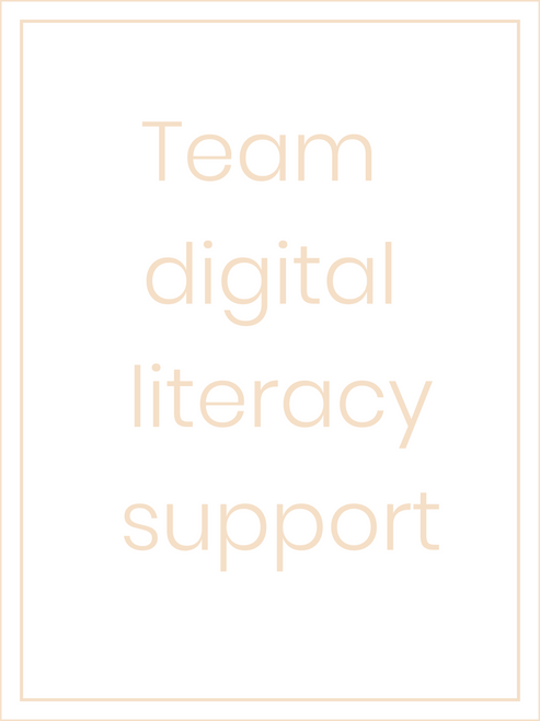 Team Digital Literacy Support Poster Canvas Movie Film Print A0 A1 A2 A3 A4 A5 A