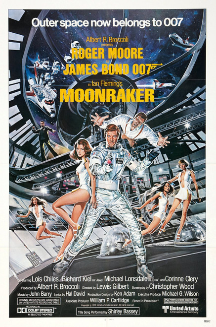 Moonraker1 Poster Canvas Movie Film Print A0 A1 A2 A3 A4 A5 A6 Art Wall Decorati