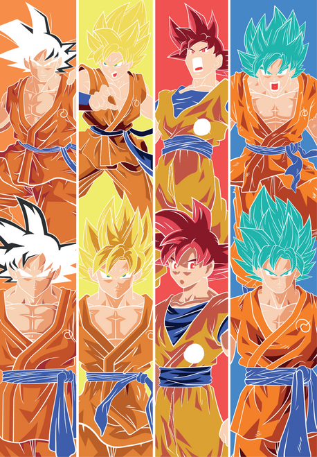 DRAGON BALL-03 Poster Canvas Movie Film Print A0 A1 A2 A3 A4 A5 A6 Art Wall Deco