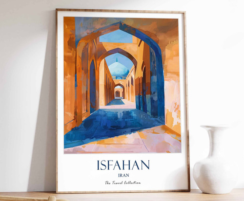11_Isfahan Print, Isfahan Travel Poster, Middle East Travel Print, Islamic Decor