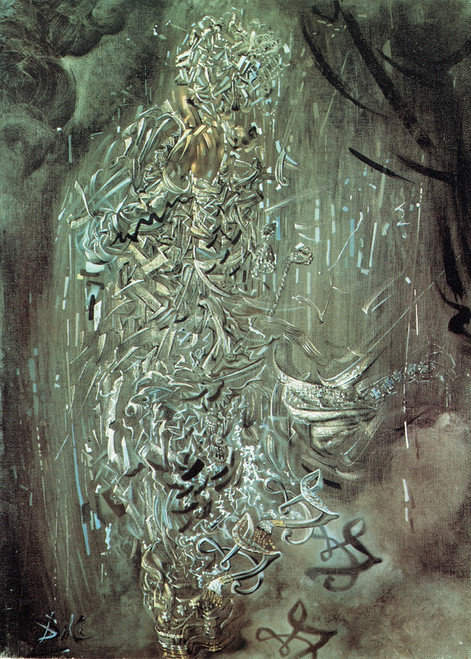 Saint Surrounded by Three Pi Mesons Dali 1956