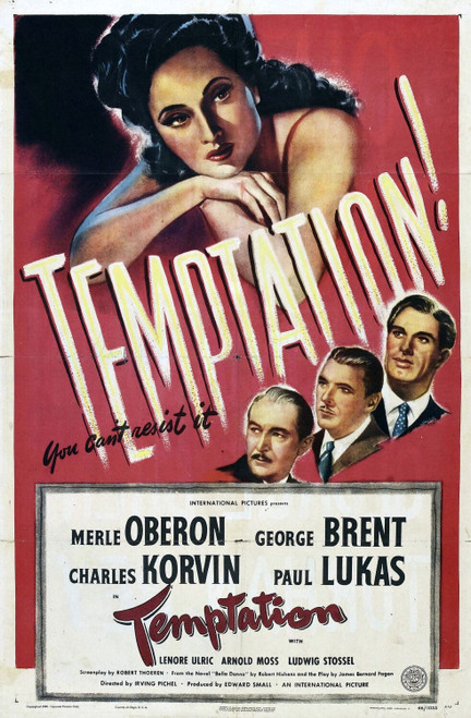 Temptation (1946)_0 Poster Canvas Movie Film Print A0 A1 A2 A3 A4 A5 A6 Art Wall