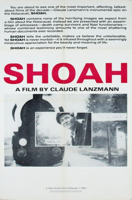 Shoah (1985)_1 Poster Canvas Movie Film Print A0 A1 A2 A3 A4 A5 A6 Art Wall Deco