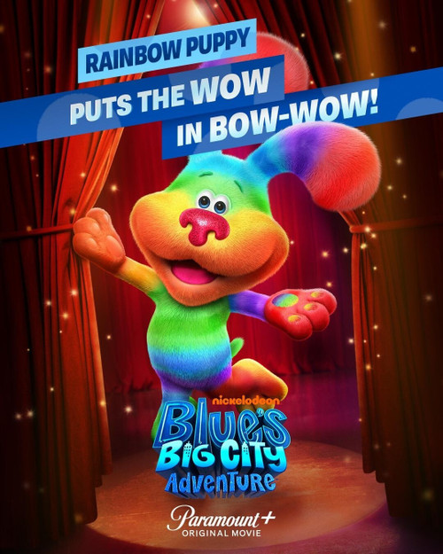 Blue_s Big City Adventure (2022)_8 Movie Film Poster Canvas iconic design